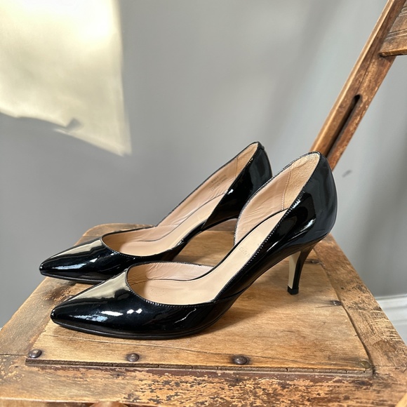 J Crew patent D'Orsay leather pumps - Picture 10 of 11